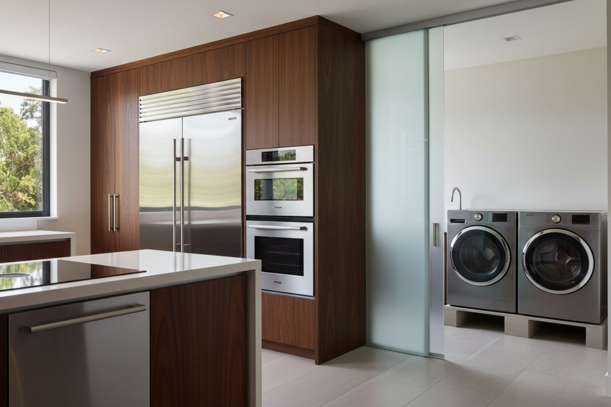 Premium kitchen and laundry appliances